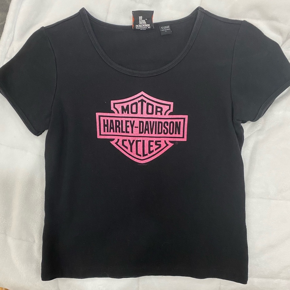 Vintage Harley Davidson Baby Tee